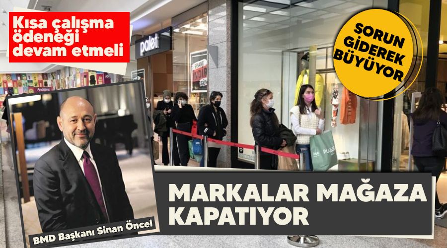 Markalar ma�aza kapat�yor