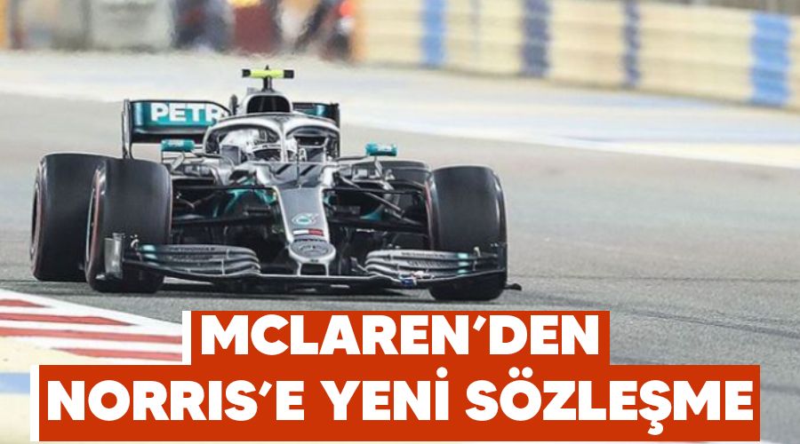 McLaren'den Norris'e yeni s�zle�me