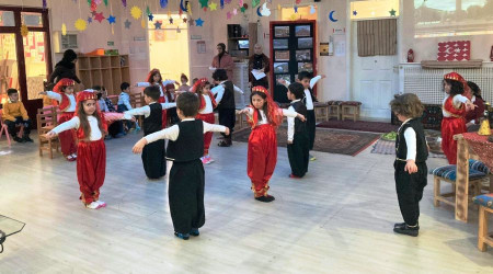 Minik öğrenciler gelenek ve görenekleri yaşayarak öğreniyor