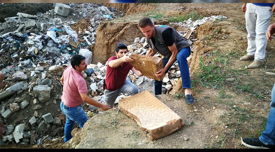 Molozların arasından tarih çıktı