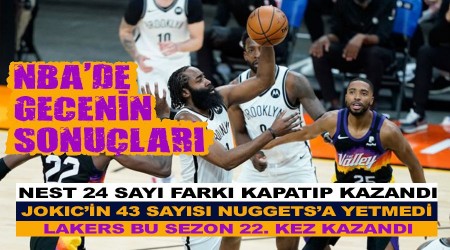 Nets, 24 sayı farkı kapatıp kazandı