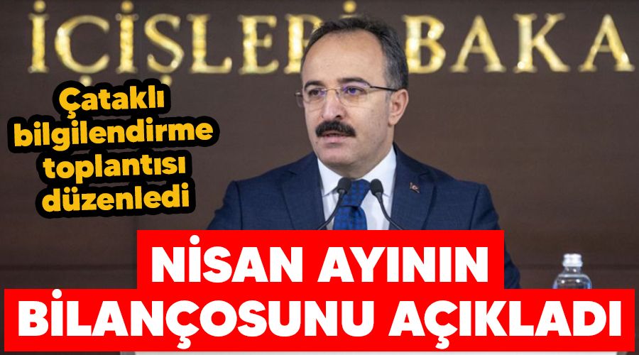 Nisan ay�n�n bilan�osunu a��klad�