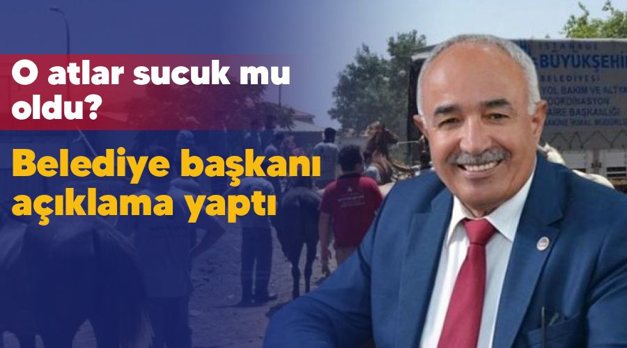 O atlar sucuk mu oldu, belediye başkanı açıklama yaptı