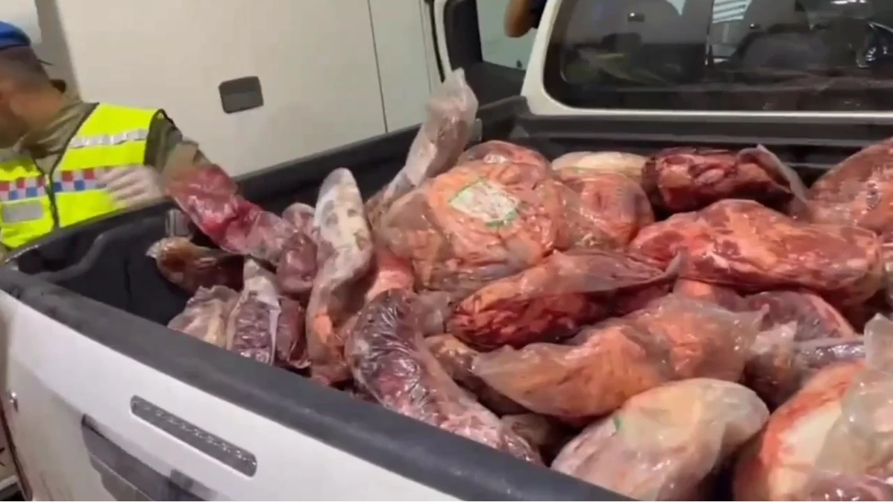 O şehrimizde kilolarca bozulmuş et ele geçirildi