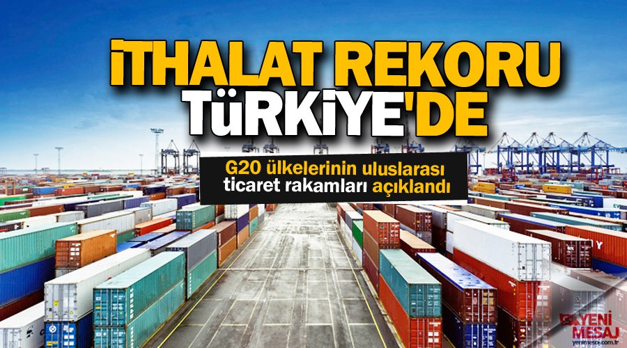 OECD'de ithalat rekoru T�rkiye'de