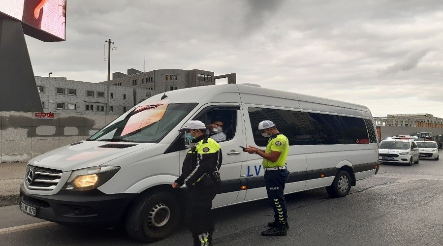 Okul servislerinde 'korona virüs' denetimleri