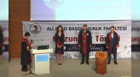 'OMÜ Hukuk'ta online mezuniyet
