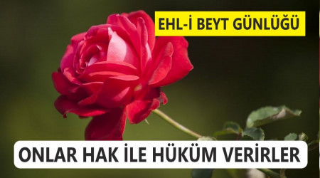 'Onlar hak ile hüküm verirler'