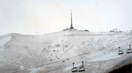 Palandken'in zirvesi beyaza brnd