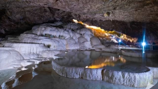 Pamukkale Travertenlerinin yeralt versiyonu olduunu biliyor muydunuz? 