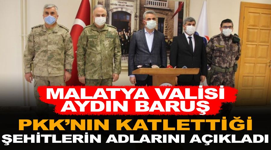 PKK'n�n katletti�i �ehitlerin adlar� a��kland�