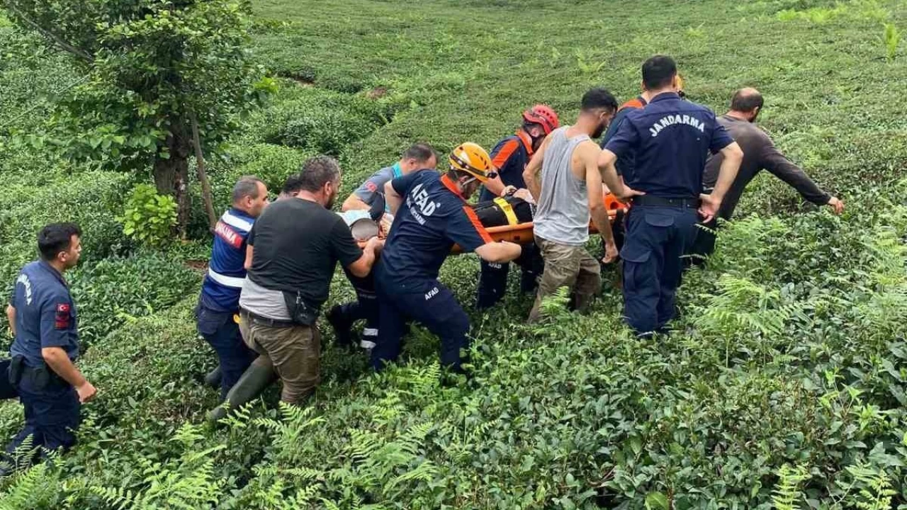 Rize'de ilkel teleferik kazas�