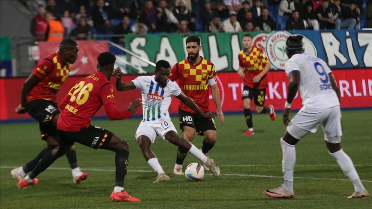Rizespor, Göztepe maçından 9 gol çıktı