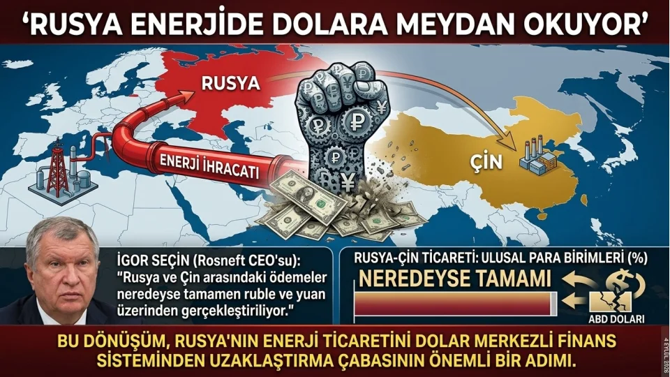 Rusya enerjide dolara meydan okuyor