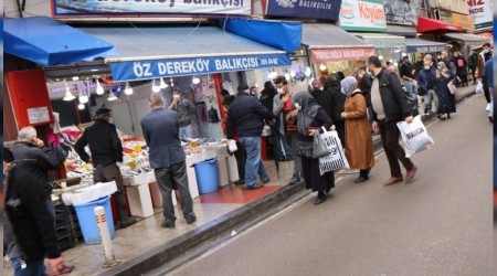 Samsun'da balığa yoğun rağbet