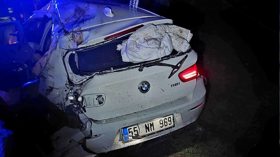 Samsun'da trafik kazası: 8 yaralı