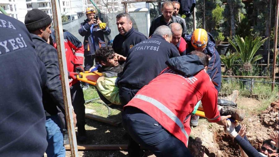 anlurfa'da gk altnda kalan 4 ii kurtarld