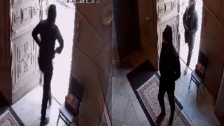 Santa Maria Kilisesi'nde silahlı saldırı kamerada
