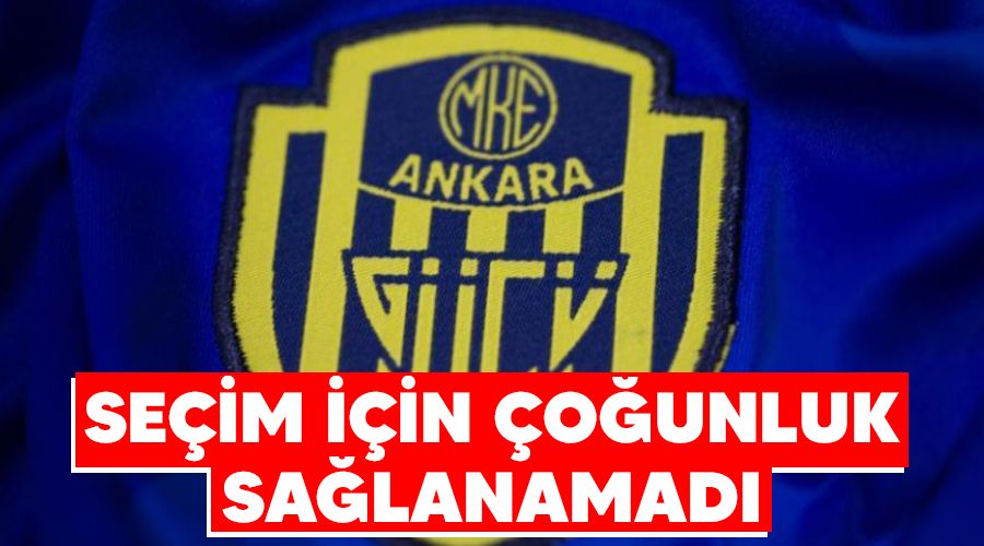 Se�im i�in �o�unluk sa�lanamad�