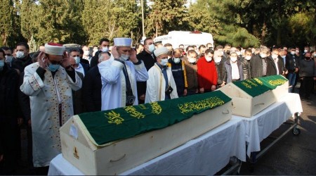 Sele kapılan damat ve kayınpedere son görev