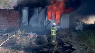 Sndrg'da gne panelinden kan yangn korkuttu