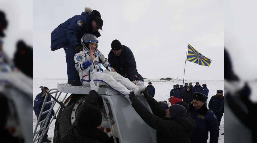 Soyuz MS 09 D�nya'ya d�nd� 