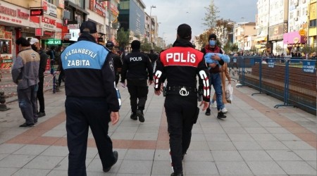 Sultanbeyli'de korona cezası yağdı