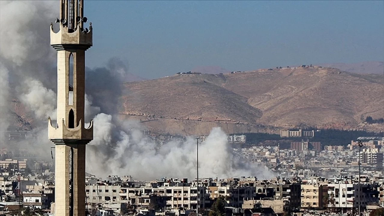Suriye'nin başkenti Şam'da kamikaze dron saldırısı düzenlendi