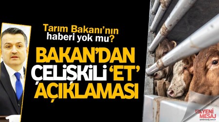 Tarm Bakan'ndan elikili 'et' aklamas!