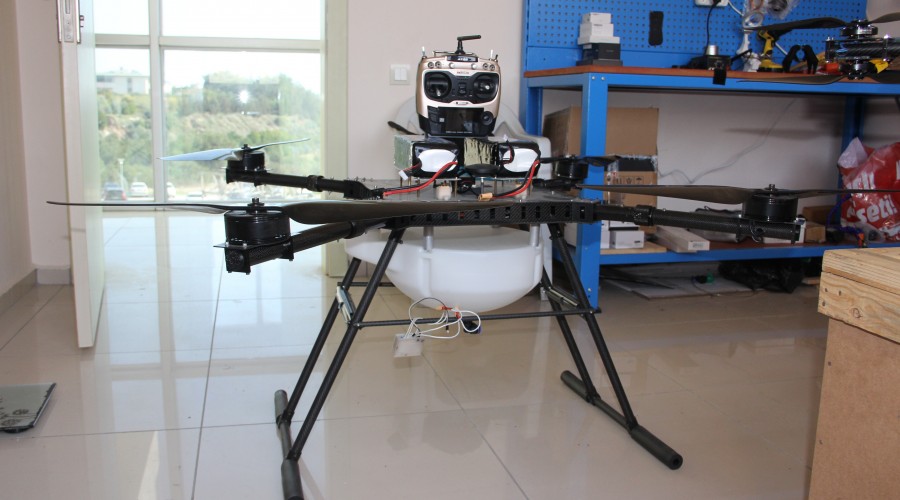 Tarımsal ilaçlamada yerli drone