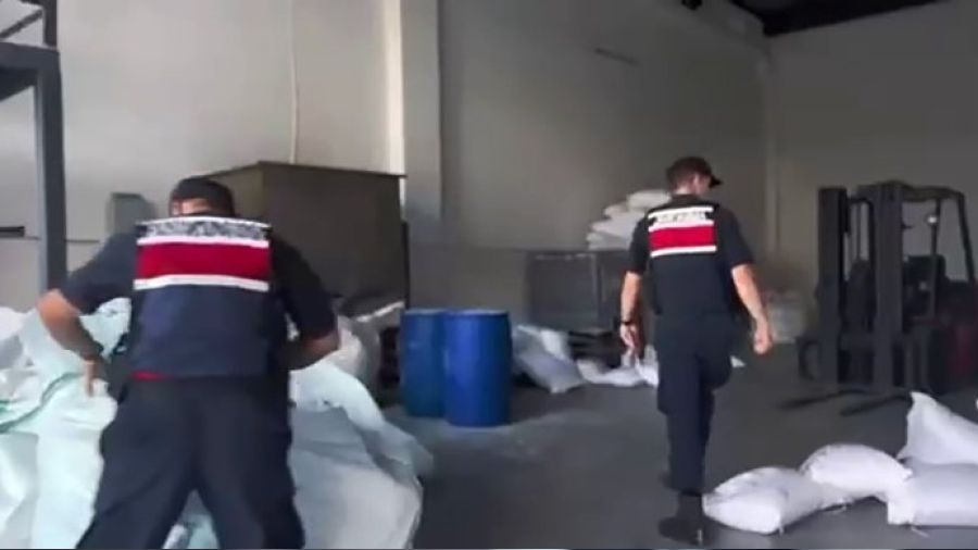 Tekirdağ'da 64 ton sahte deterjan ele geçirildi