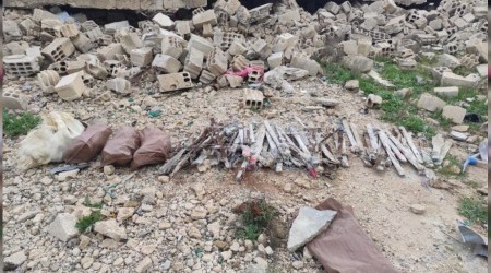 Telabyad'da 60 kilogram patlayıcı ele geçirildi