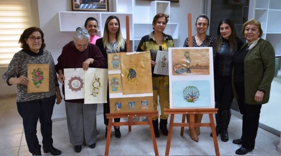 Tezhip sanat kursuna youn ilgi