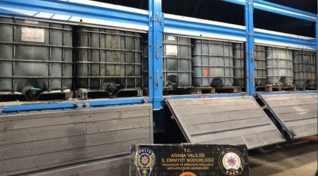Tırdan 14 bin litre kaçak akaryakıt ele geçirildi