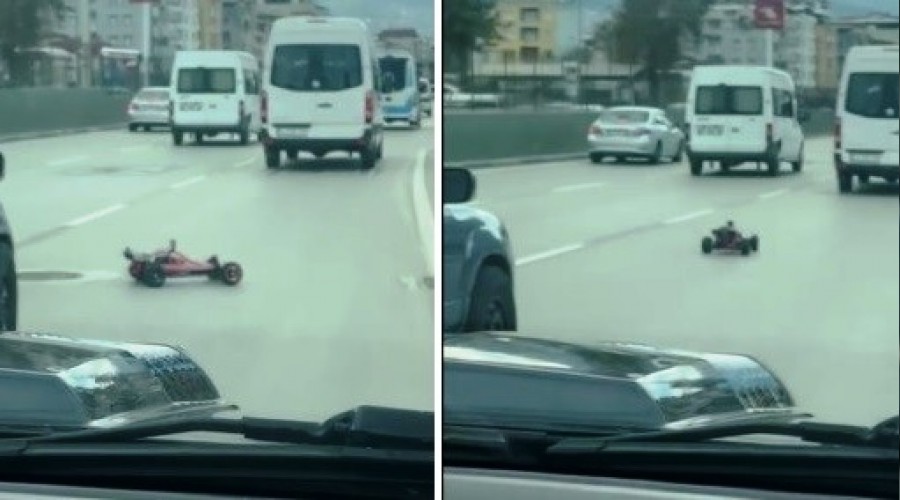 Trafiği tehlikeye düşüren sürücüye ağır ceza