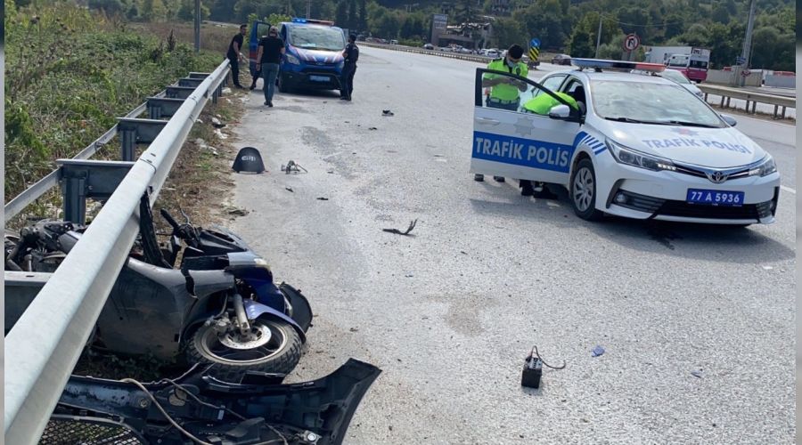 Trafik kural�na uymad�, can�ndan oldu