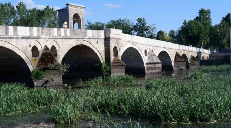 Tunca Nehri'ndeki su seviyesi, bölgedeki yağışların azlığı sebebiyle düşüyor