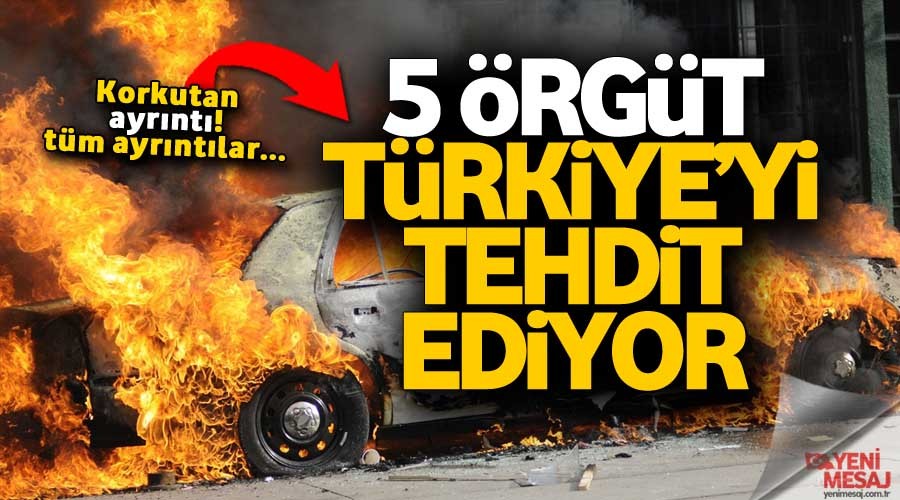 T�rkiye be� ter�r �rg�t�yle m�cadele ediyor