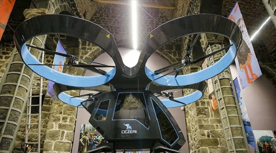 T�rkiye'nin ilk u�an arabas� "Cezeri" sergilenecek!