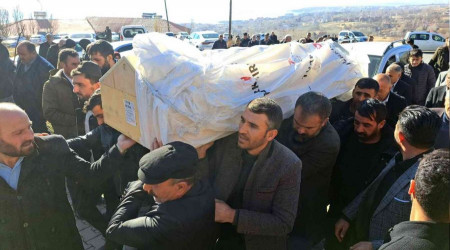 Vinç kazasında ölen işçi toprağa verildi