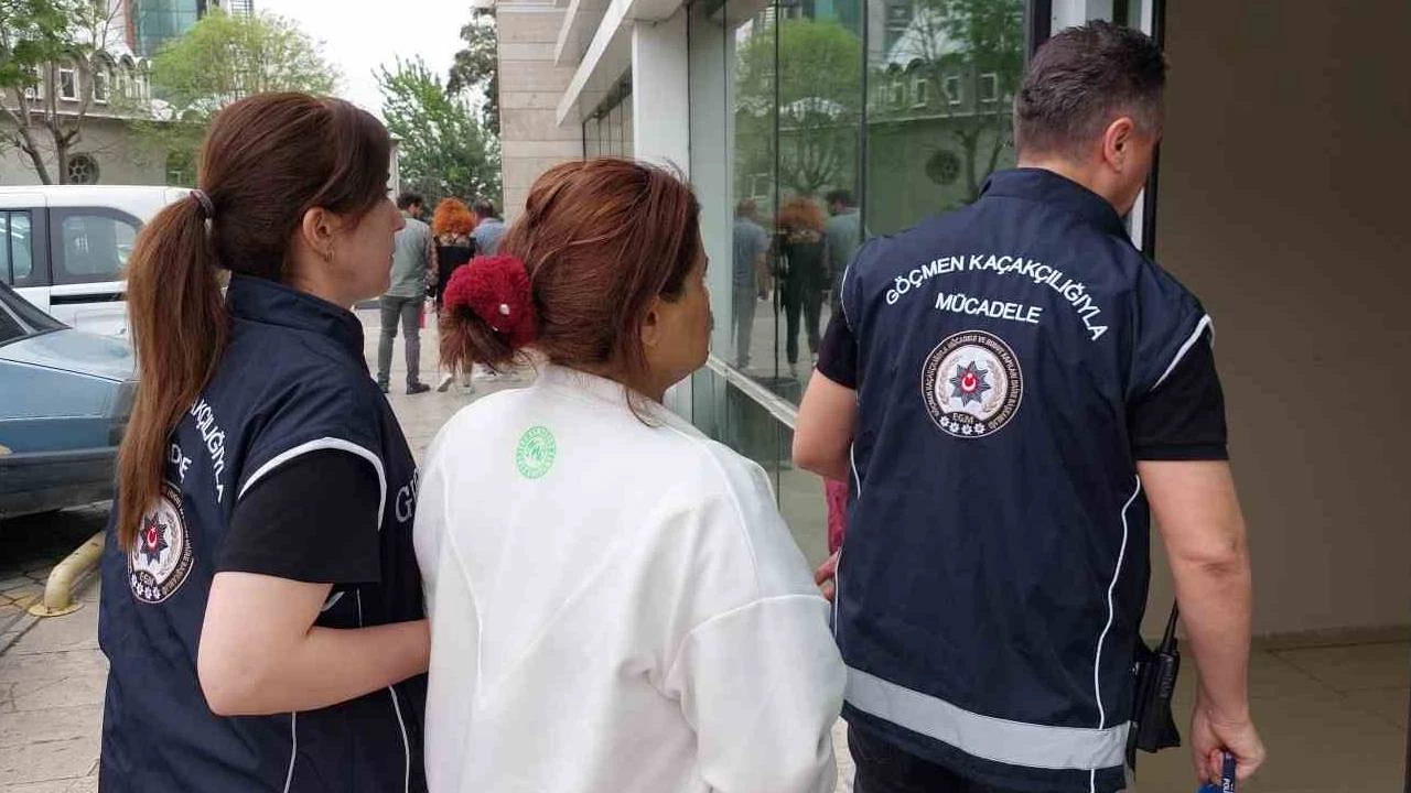 Yabanc� uyruklu kad�n insan ticaretinden tutukland�