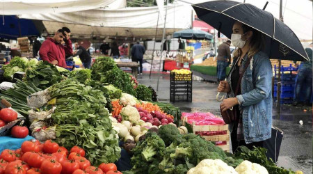 Yağmur semt pazarlarını olumsuz etkiledi