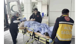 Yaknn kaza yerinde gren adam kalp krizi geirdi