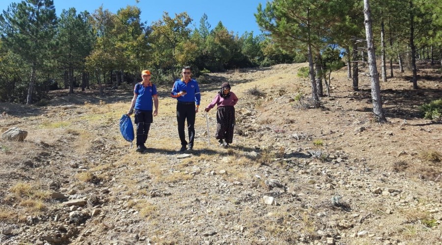 Yaşlı kadın 14 saat sonra bulundu