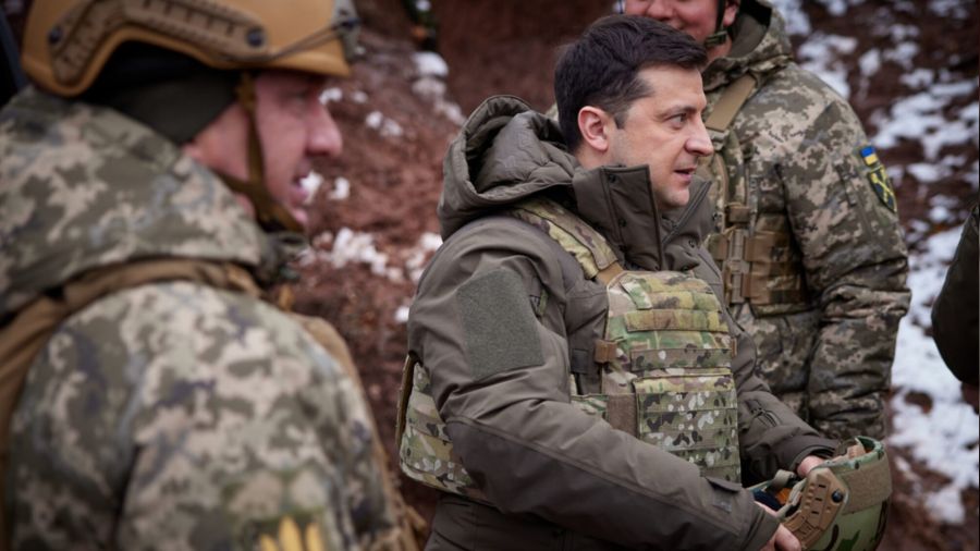 Zelenskiy'den moral ziyareti
