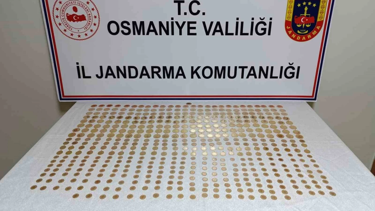 6 milyon 500 bin TL değerinde izinsiz basılan altın yakalandı