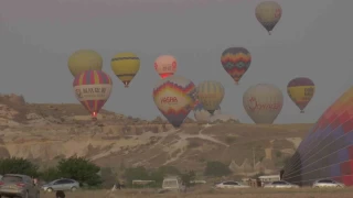 615 bin kii Kapadokya'y ku bak izledi