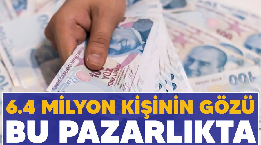 6.4 milyon kiinin gz bu pazarlkta