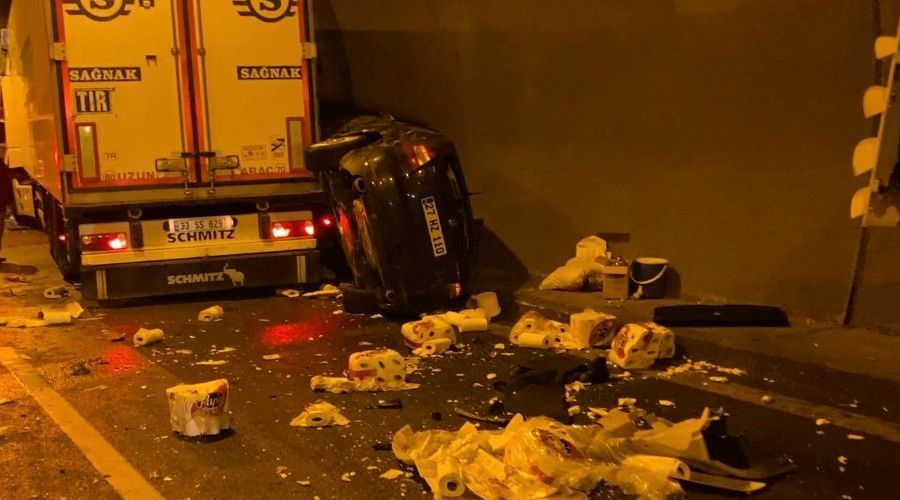 Adana-Ankara Otoyolu'nda zincirleme kaza