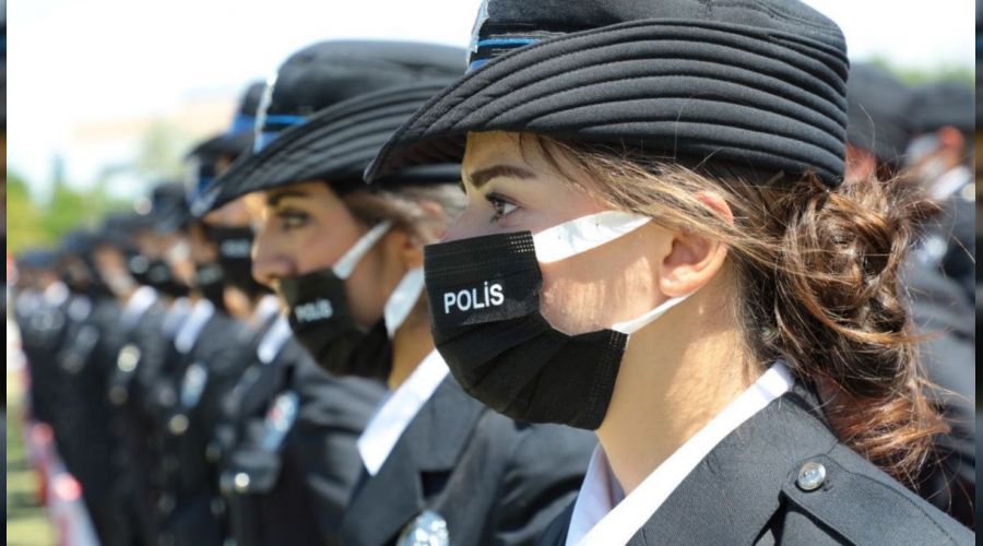 Aksaray'da 391 kadın polis için mezuniyet töreni